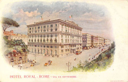 ITALIE - Roma - Hotel Royal - Via XX Settembre - Carte Postale Ancienne - Otros Monumentos Y Edificios