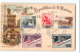 17226  REPUBBLICA SAN MARINO - BORGO - RICORDO INAUGURAZIONE PALAZZO CONSIGLIO - Lettres & Documents