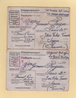 Correspondance De Prisonniers De Guerre - Stammlager 1A - 1944 - Mention C/O General Post Office Via Grande Bretagne - Guerra De 1939-45