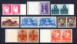 SOUTH AFRICA — SCOTT 82/89 — 1941-43 WWII ISSUE — MH — SCV $72 - Unused Stamps