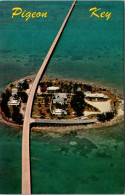 Florida Keys Aerial View Of Seven Mile Bridge Over Pigeon Key - Key West & The Keys