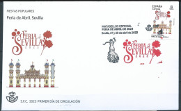 ESPAGNE SPANIEN SPAIN ESPAÑA 2023 POPULAR FESTIVALS: APRIL FAIR FIESTAS POPULARES: FERIA DE ABRIL SEVILLA FDC ED 5656 - FDC