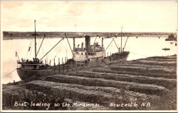 Canada Newcastle Boat Loading On The Miramich Real Photo - Other & Unclassified