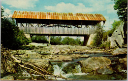 Covered Bridges Hapy Corner Covered Bridge Pittsburg New Hampshire - Ponts