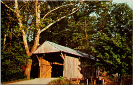 Covered Bridge Over Middle Branch Of Salt Creek Allensviile Ohio - Ponts