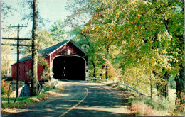 Covered Bridge Sawyer's Crossing Bridge Swanzey New Hampshire - Ponts