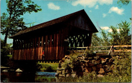 Covered Bridge Over Blackwater River New Hampshire - Ponts