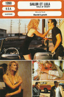 FICHE Cinéma 1990 : SAILOR ET LULA Avec Nicolas CAGE & Laura DERN & Diane LADD & Willen DAFOE & I ROSSELLINI {S17-23} - Publicité Cinématographique