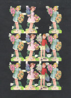 11 CHROMO DECOUPI - KINDJES/ENFANTS - H. 6 Cm   (C 1753) - Ragazzi