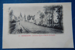 BONSECOURS  -  Ancienne Eglise Et Route De Condé  -  1903 - Péruwelz