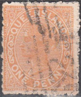 QUEENSLAND  SCOTT NO 98  USED  YEAR  1895 - Oblitérés