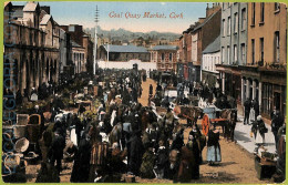 Ac9212 - IRELAND - VINTAGE POSTCARD -   Cork , Coal Quay Market - Cork