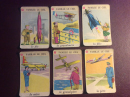 Jeu De 7 Familles ( Pour Complément ) Famille Le Ciel / Avions / Fusée - Andere & Zonder Classificatie