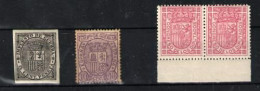 España Nº 141s,155 Y 230. Año 1874 - Unused Stamps