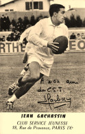 RUGBY * Carte Photo Football Rugby * Jean GACHASSIN * Joueur * Autographe Dédicace * Sport Gachassin - Rugby