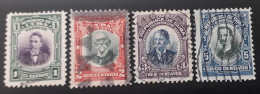 1910, Lot  Yv 153, 154, 155, 156 - Usados