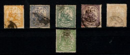 España Nº 143,145/6,148/50. Año 1874 - Used Stamps