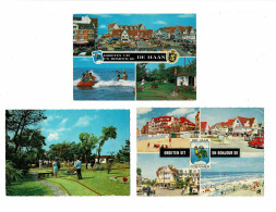 Lot Lotje 3 X CPA De Haan Aan Zee Grand Format Groot Formaat Postkaarten - De Haan