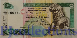 SRI LANKA 10 RUPEES 2004 PICK 115a UNC - Sri Lanka