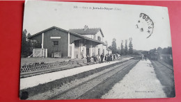 Jars- Le- Noyes , La Gare Avec Train , Rare - Sonstige & Ohne Zuordnung