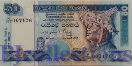 SRI LANKA 50 RUPEES 2004 PICK 110c UNC LOW SERIAL NUMBER "0071**" - Sri Lanka