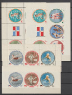 REP.DOMINICAINE - 1962 - BLOCS SPECIAUX MICHEL N°27/28 A/B DENTELES ET NON DENTELES ! ** MNH - UNESCO - Dominicaanse Republiek