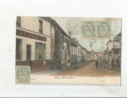 MITRY MORY (SEINE ET MARNE) RUE DE PARUS  (SELLERIE E LEGRAND ET ANIMATION)  1905 - Mitry Mory