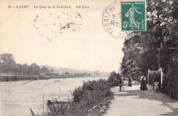 FRANCE - 77 - CHABLY - Le Quai De La Gourdine - Carte Postale Ancienne - Autres & Non Classés