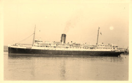 GASCOGNE * Carte Photo * Bateau Paquebot Commerce Cargo * CGT ? - Steamers