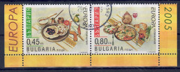 Bulgarien 2005 - EUROPA - Gastronomie, Nr. 4704 C + 4705 C Zd., Gestempelt / Used - Gebraucht