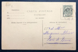 Belgique COB N°81 Sur CPA, Cachet SPA 23.9.1909 - (N711) - Autres & Non Classés