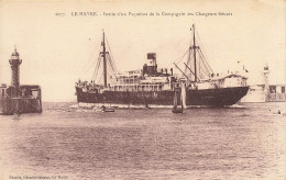 Le Havre * Bateau Paquebot Commerce * Compagnie Chargeurs Réunis - Steamers