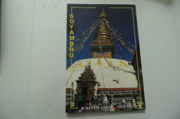 Cartolina Viaggiata "SOYAMBHU Kathmandu, Nepal" 1999 - Népal