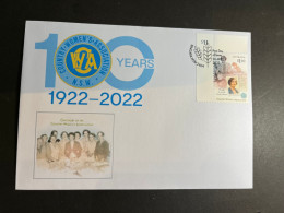 (2 Q 23) Centenary Of Country Women's Association (FDI Postmark 26 April 2022) - Storia Postale
