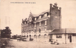 FRANCE - 80 - CHAULNES - Hôtel De La Gare - Carte Postale Ancienne - Chaulnes