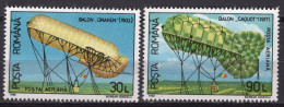 S2585 - ROMANIA ROUMANIE AERIENNE Yv N°313/14 ** AEROSTATS - Ungebraucht