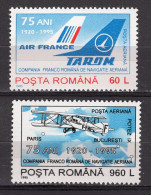 S2588 - ROMANIA ROUMANIE AERIENNE Yv N°319/20 ** AVIATION - Nuevos