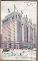 CPA USA - NEW YORK CITY - HOTEL PENNSYLVANIA - TB PLAN DESSIN ILLUSTRATION Etablissement - Bar, Alberghi & Ristoranti