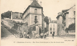 Pontoise * La Rue Neuve St Jacques Et Rue Du Grand Godet * Villageois - Pontoise