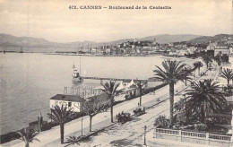 FRANCE - 06 - CANNES - Boulevard De La Croisette - Carte Postale Ancienne - Cannes