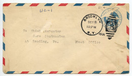 United States 1931 Scott UC1 5c Air Postal Envelope; Brooklyn, New York To Reading, Pennsylvania - 1921-40