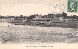 FRANCE - 85 - CROIX DE VIE - La Plage - Carte Postale Ancienne - Andere & Zonder Classificatie