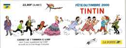 FRANCE / CARNET  JOURNEE DU TIMBRE N° BC 3305 ( 2000) TINTIN - Stamp Day
