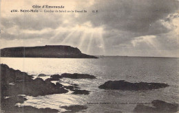 FRANCE - 08 - SAINT MALO - Coucher De Soleil Sur Le Grand Bé - G F - Carte Postale Ancienne - Sonstige & Ohne Zuordnung