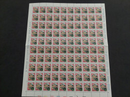 Francobolli 1981.Serie Castelli D'Italia.Castello Di Sabbionara. Avio. Valore 80 L. Foglio 100pz. Condizioni Eccellenti. - Full Sheets