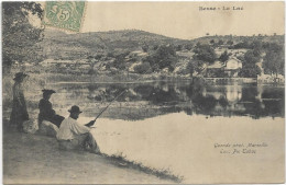 D 83.  BESSE SUR ISSOLE.   LE LAC PECHEUR.  CARTE ECRITE - Besse-sur-Issole