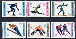 BULGARIA 1964 Winter Olympic Games, Innsbruck;   MNH / **.  Michel 1426-31 - Unused Stamps