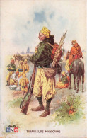 MILITAIRE - S14630 - Tirailleurs Marocains - Illustrateur Léon Hingre 1915 - L23 - Uniformi