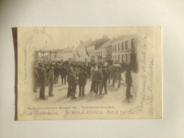 Waereghem  Waregem   Dag Den Paardenloopstrijden 1901  Paardenwedstrijd Groote Markt  COURSE CHEVAUX - Waregem