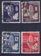 DDR 1950  - Werbeausgaben Für Den Frieden, Nr. 276 - 279, Gestempelt / Used - Gebraucht